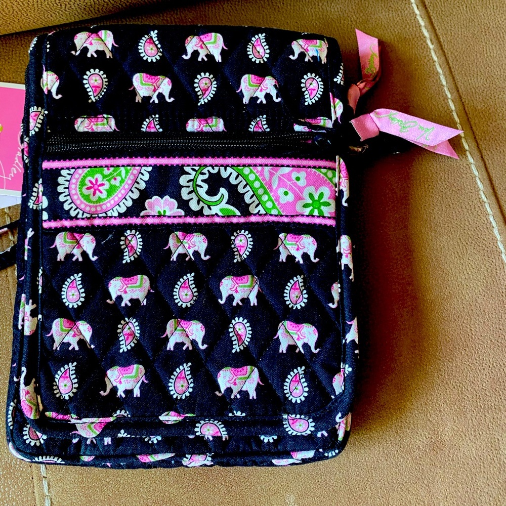 Vera Bradley Mini hipster Pink Elephants crossbody